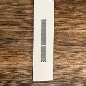 New in Box Apple Watch Sport Loop Band in Seashell (white and gray) 40mm